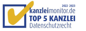 Kanzleimonitor 2022: TOP 5 Kanzlei für Datenschutzrecht